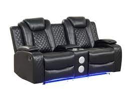 Luz Black 3-PC Reclining Set