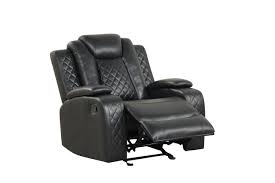 Luz Black 3-PC Reclining Set