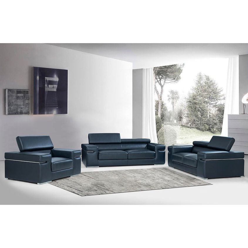 Soho Black Sofa Living Room Set