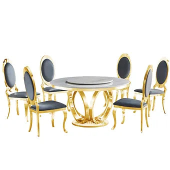 D615 Maxi Table (Cream/Gold)