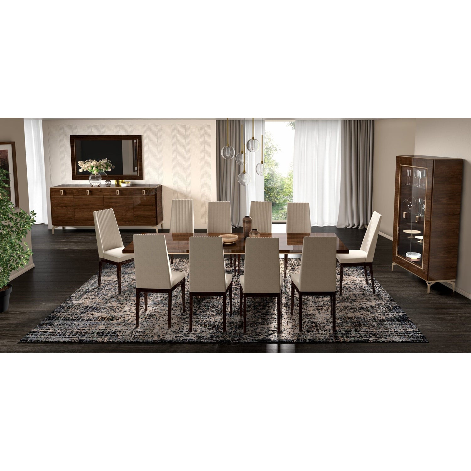 Eva Dining Collection | Extendable Dining Table & Chair Set | 7-PC & 9-PC