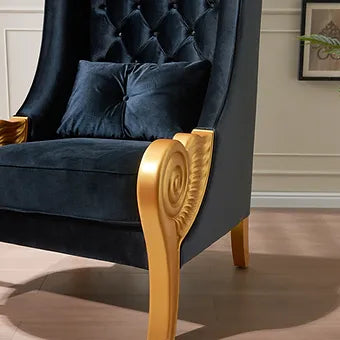 A-CH02 Throne 62.5" Tall (Black)