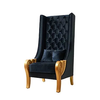 A-CH02 Throne 62.5" Tall (Black)