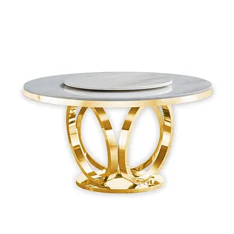 D615 Maxi Table (Cream/Gold)