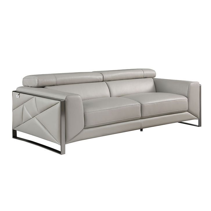 Giorgio Grey 3-PC Sofa Living Room Set