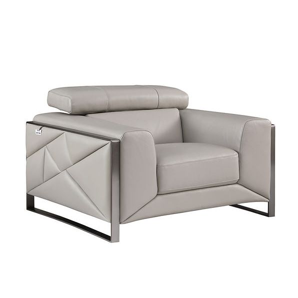 Giorgio Grey 3-PC Sofa Living Room Set