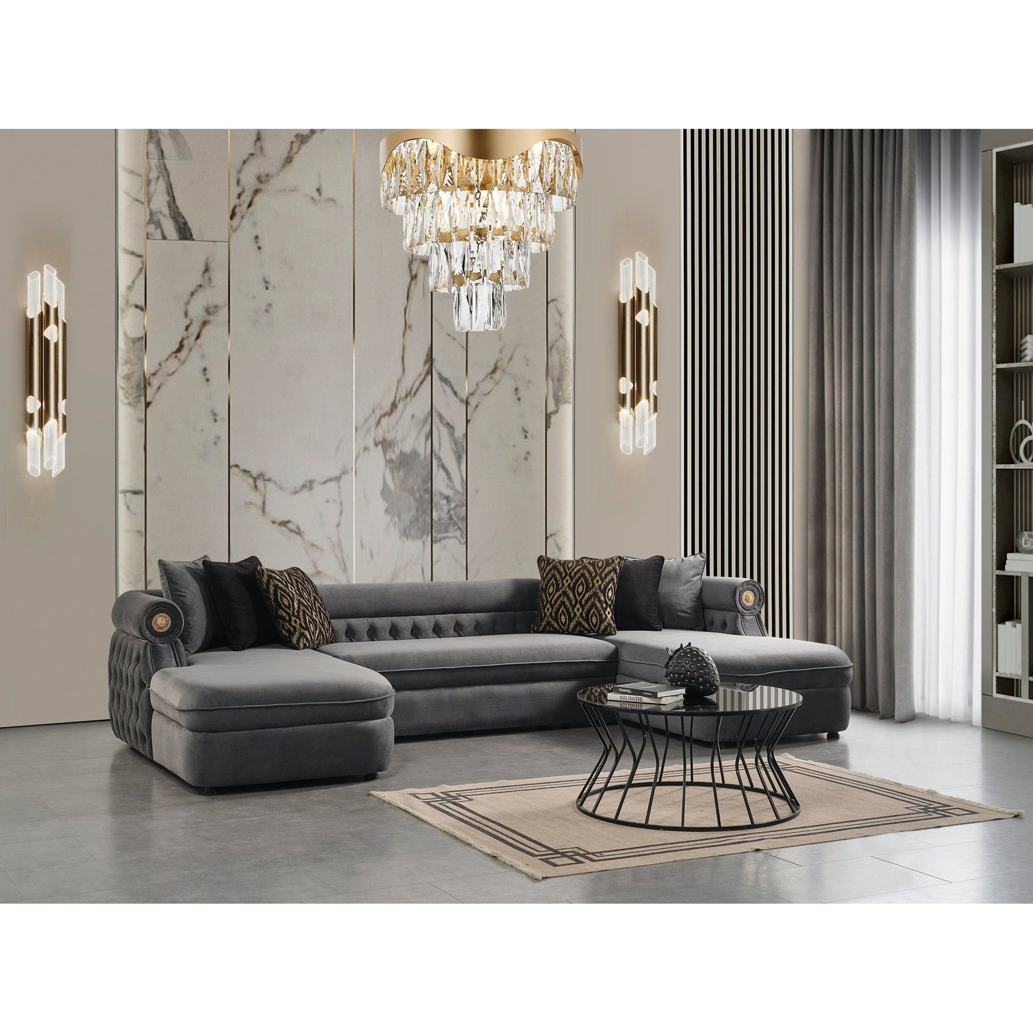Brooklyn Sectional (Grey)
