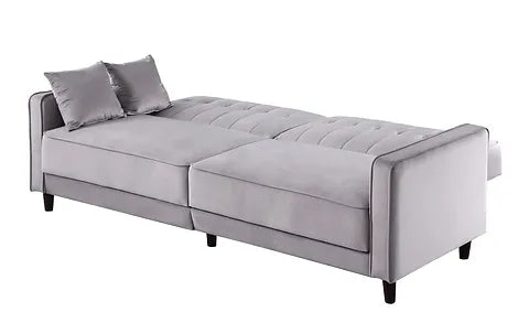 Cozy Grey Sofa Bed and Loveseat Bed