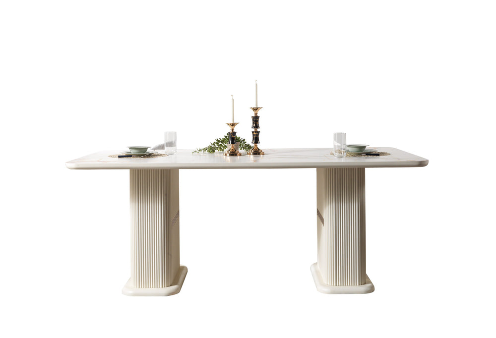 Santana Ivory 7-Piece Dining Set