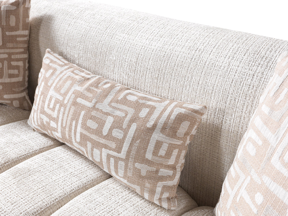 Yulia Ivory Boucle Sofa & Loveseats