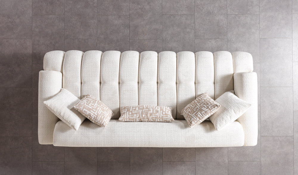 Yulia Ivory Boucle Sofa & Loveseats