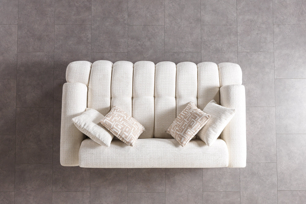 Yulia Ivory Boucle Sofa & Loveseats