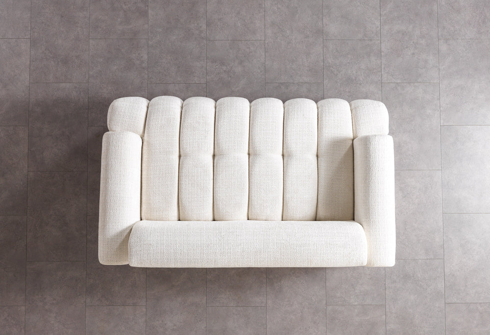 Yulia Ivory Boucle Sofa & Loveseats