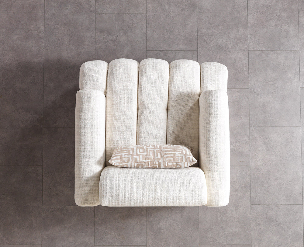 Yulia Ivory Boucle Sofa & Loveseats