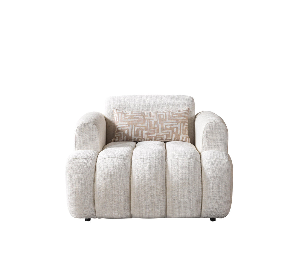 Yulia Ivory Boucle Sofa & Loveseats