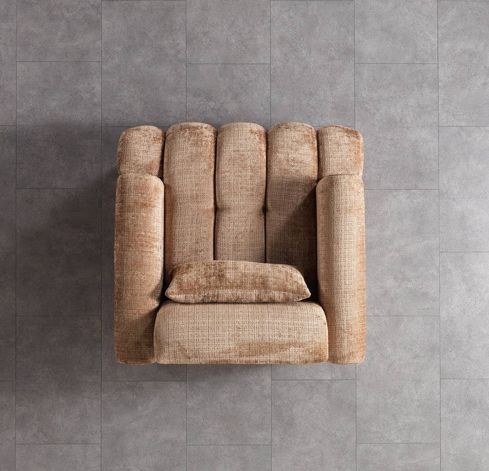 Yulia Coffee Boucle Sofa & Loveseats