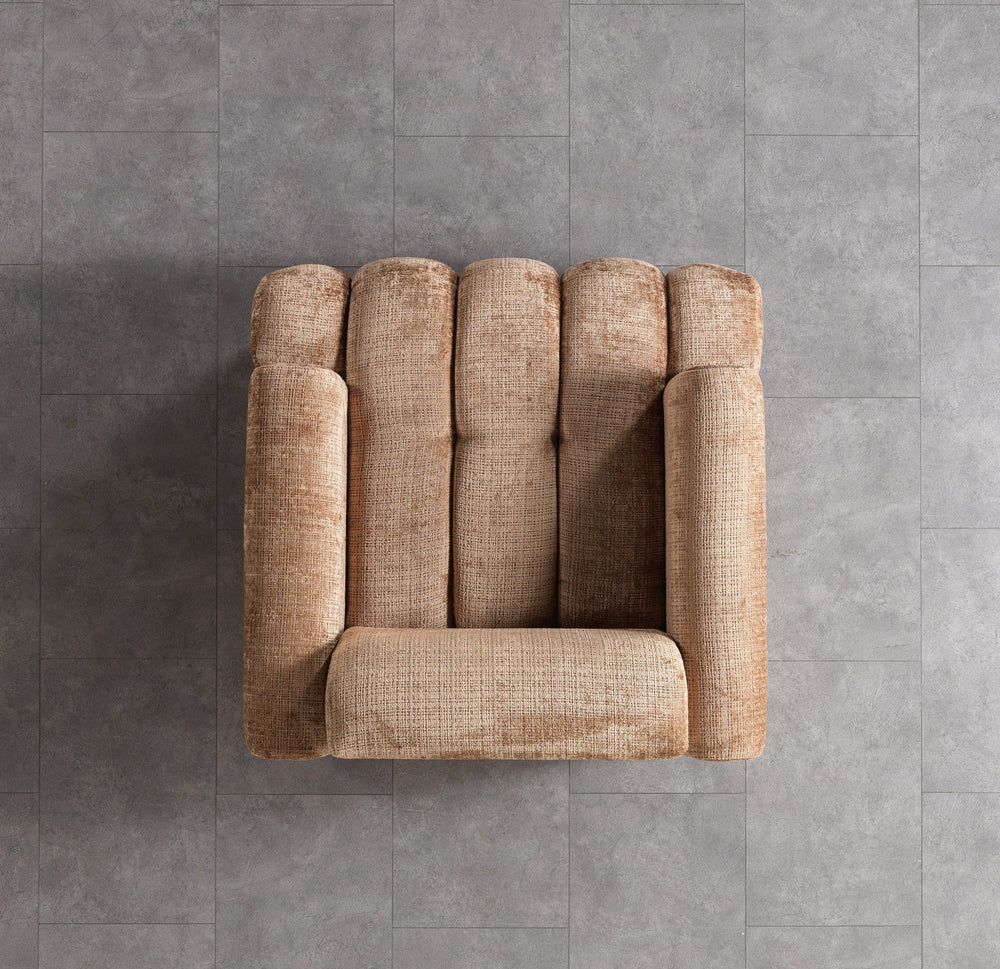Yulia Coffee Boucle Sofa & Loveseats