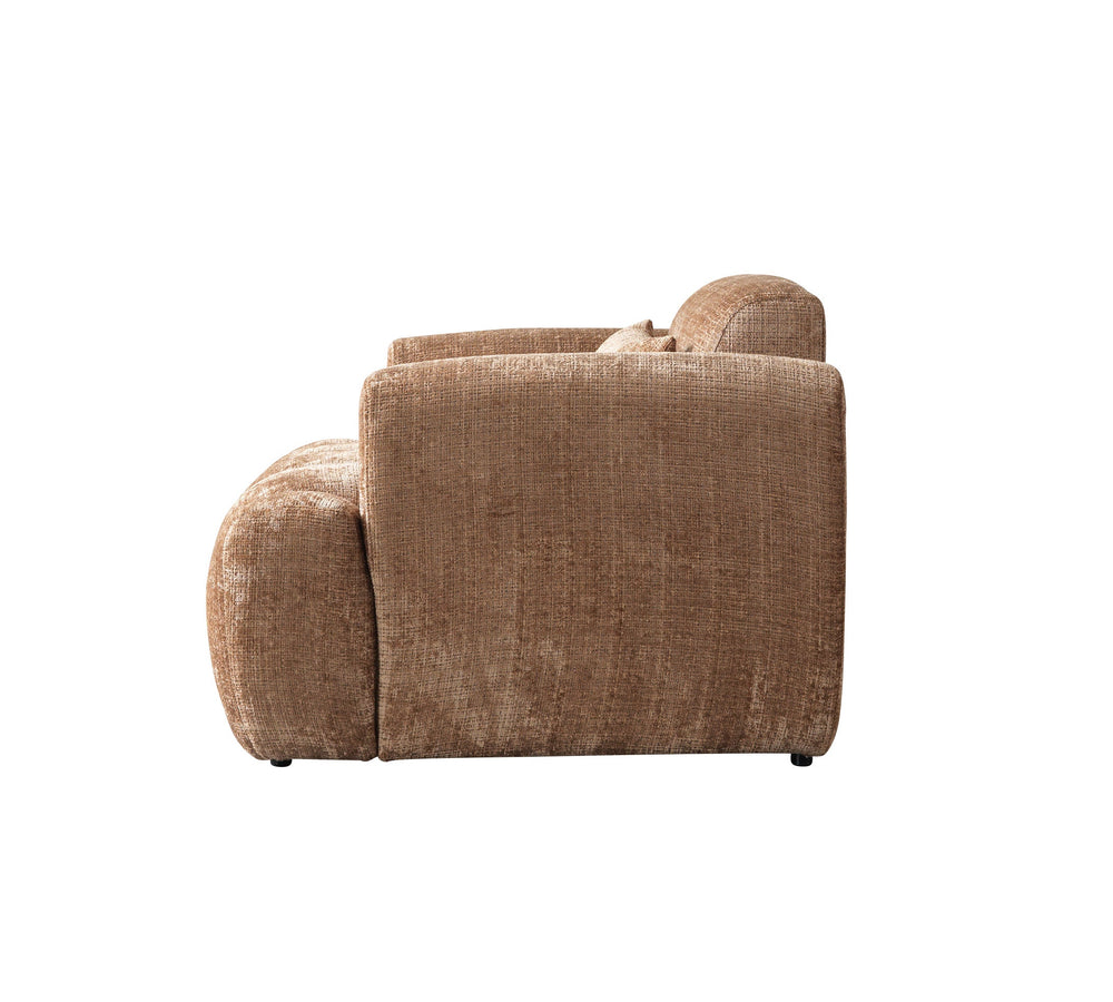 Yulia Coffee Boucle Chair