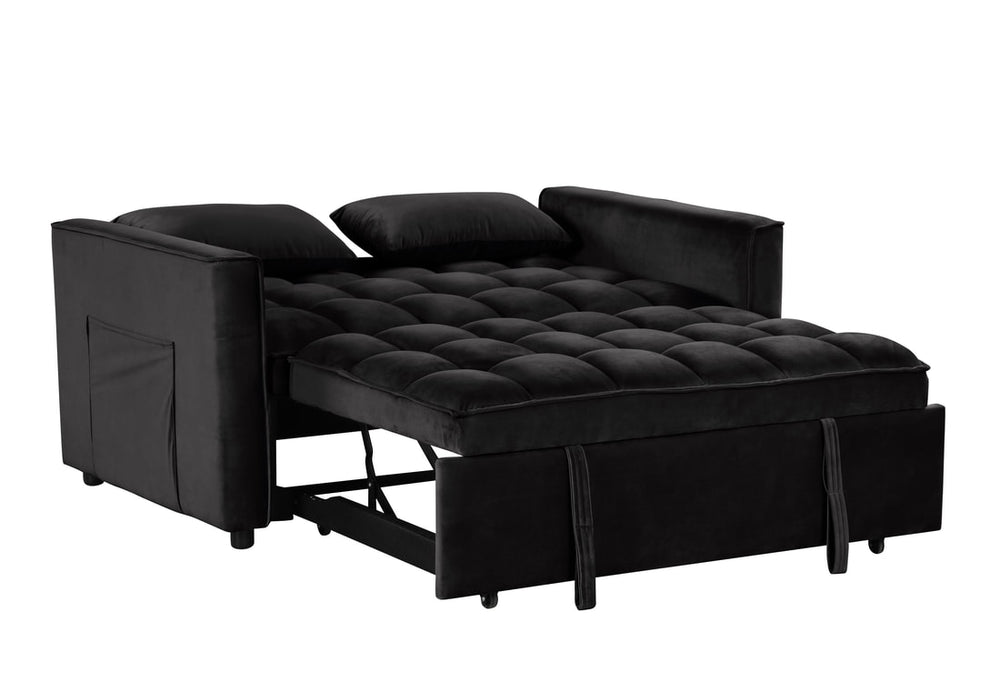 Relax Sleeper Sofa – Black & Gray | Sofa & Bed in One