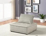Happy Beige Modular Accent Chair – Sold Individually | 40"W x 40"D x 28"H