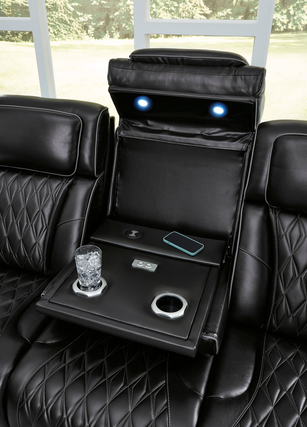 U271-06 Power 2PC or 3PC Reclining Set (Genuine Leather + Air Massage)