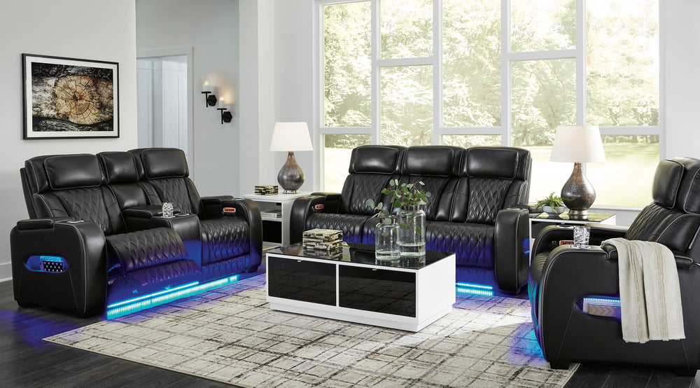 U271-06 Power 2PC or 3PC Reclining Set (Genuine Leather + Air Massage)