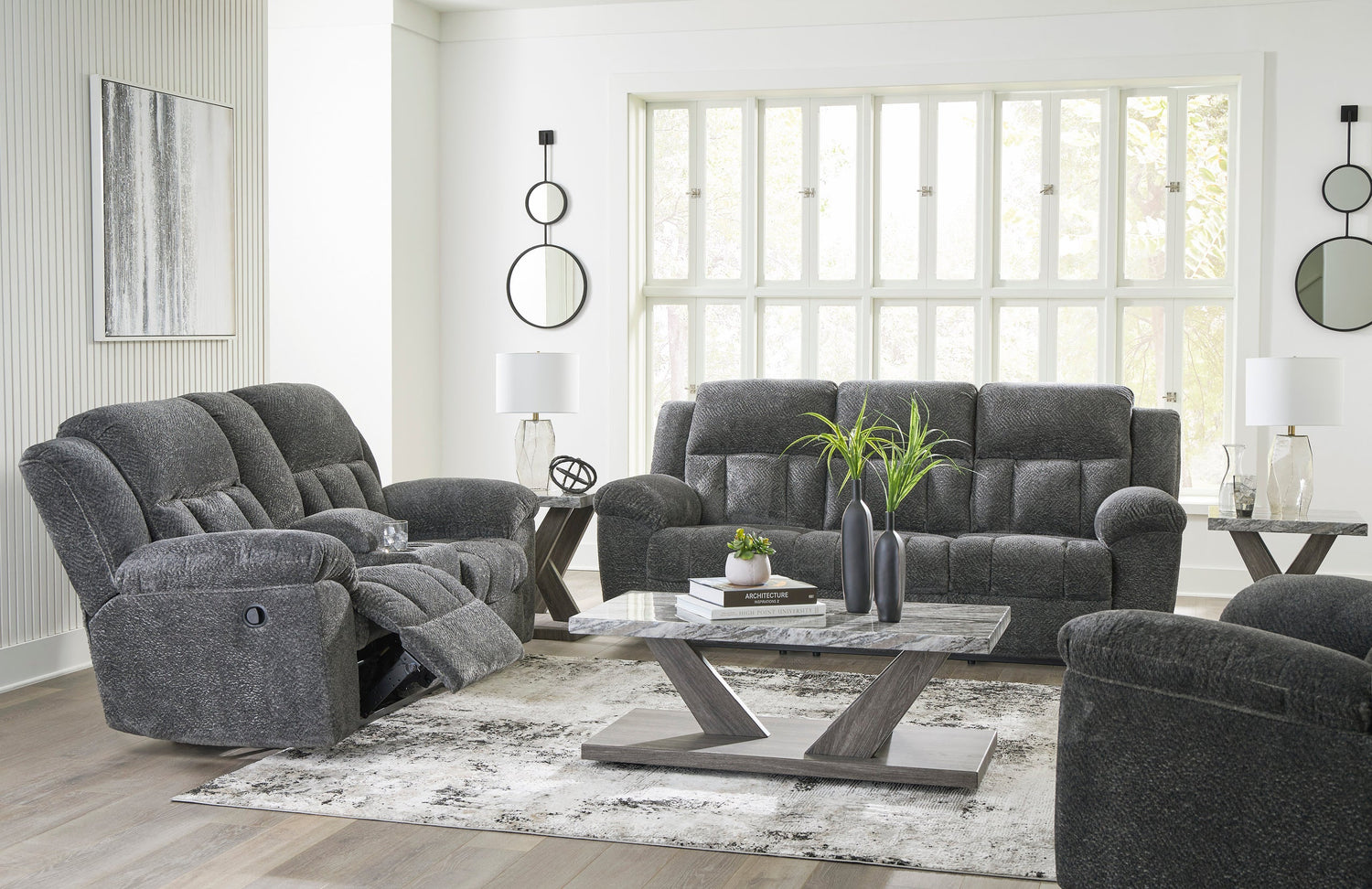 Ashley 374-06 - 2pc or 3pc Reclining Set