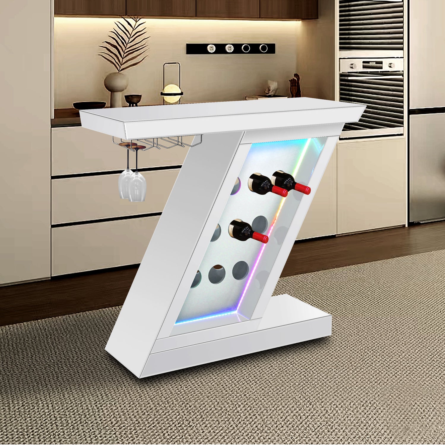 A40 Bar Table w/ Wine Storage