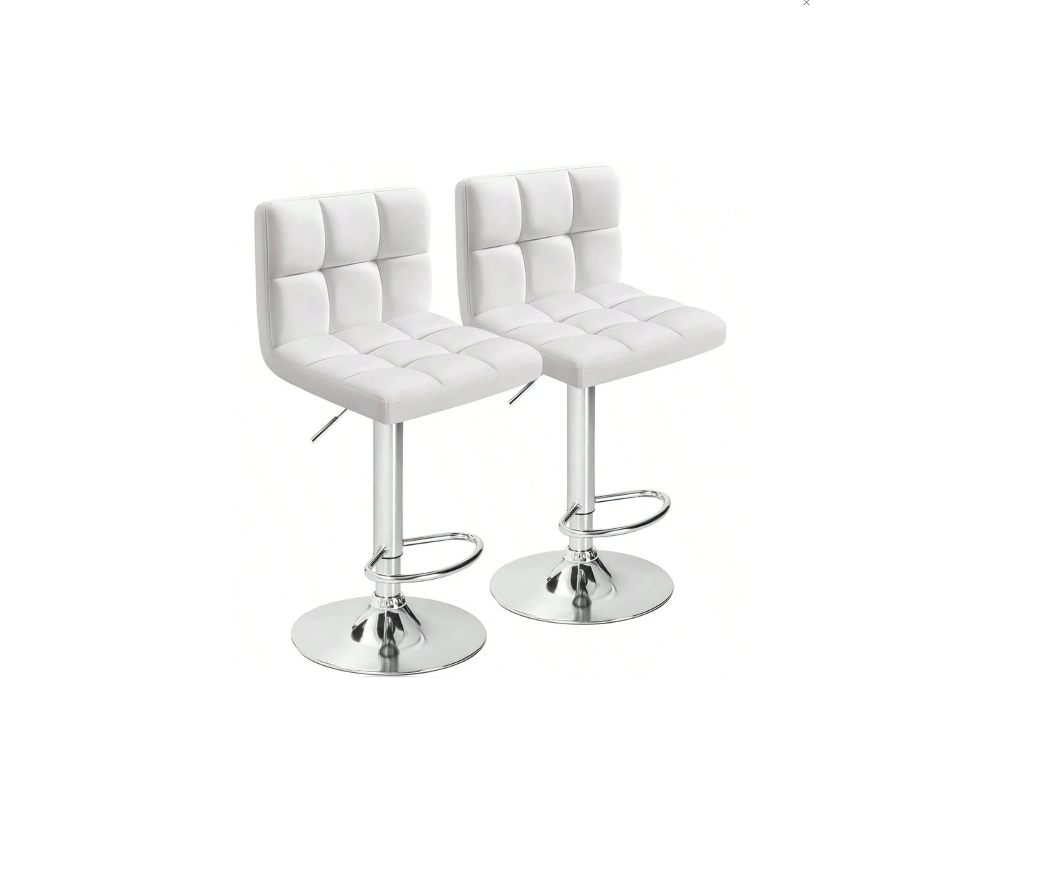 8100 White - Adjustable Barstool **NEW ARRIVAL**