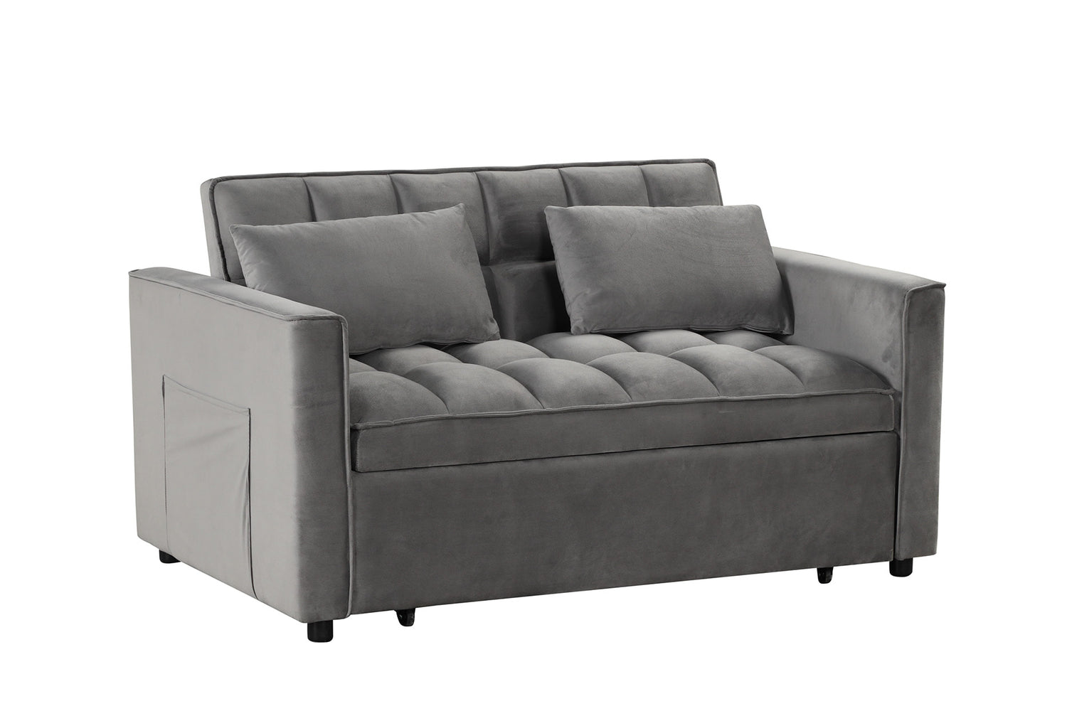Relax Sleeper Sofa – Black & Gray | Sofa & Bed in One