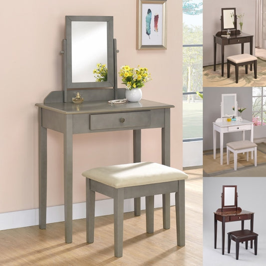 IRIS VANITY AND STOOL CM2208