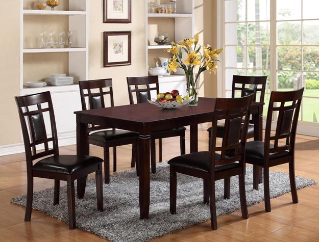Paige 7 Piece Table and Chair Set