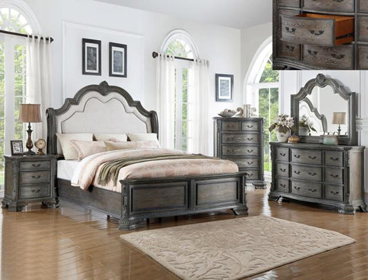 Sheffield Gray 5-PC Bedroom Suite