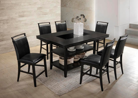 Tommy Dark Espresso Counter Height Dining Set