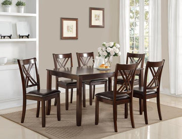 Eloise 7-PC Dining Room Table with Six Side Chairs