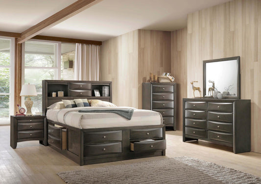 Emily Gray Storage Bedroom Suite