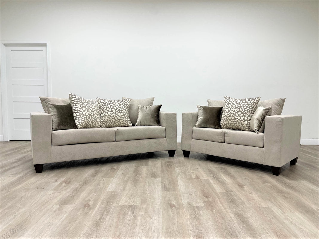 Hollywood 2-PC Sofa and Loveseat