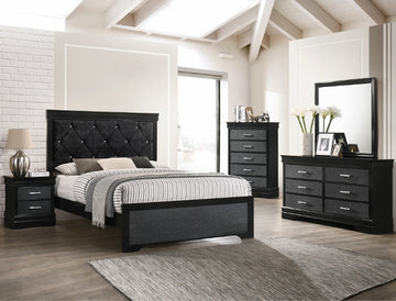 Amalia Black Bedroom Suite