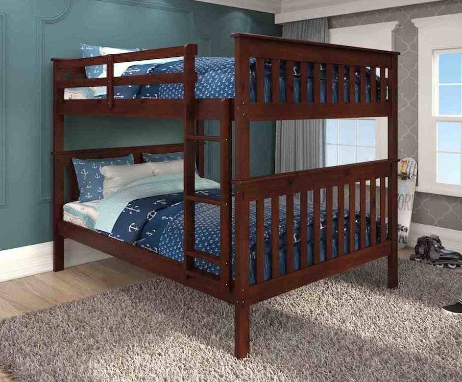 Full/Full Bunk Bed Cappuccino