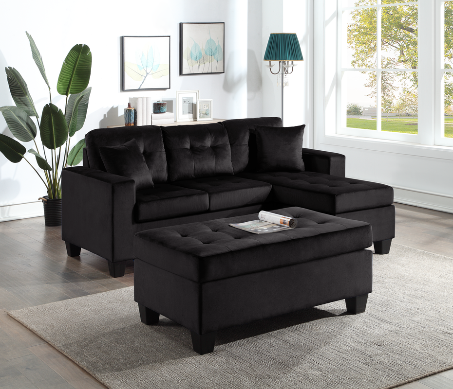 Naomi Sectional Sofa w/ Ottoman