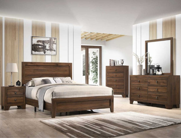 Millie Upholstered Bedroom Suite – Classic Bedroom Set by Crown Mark