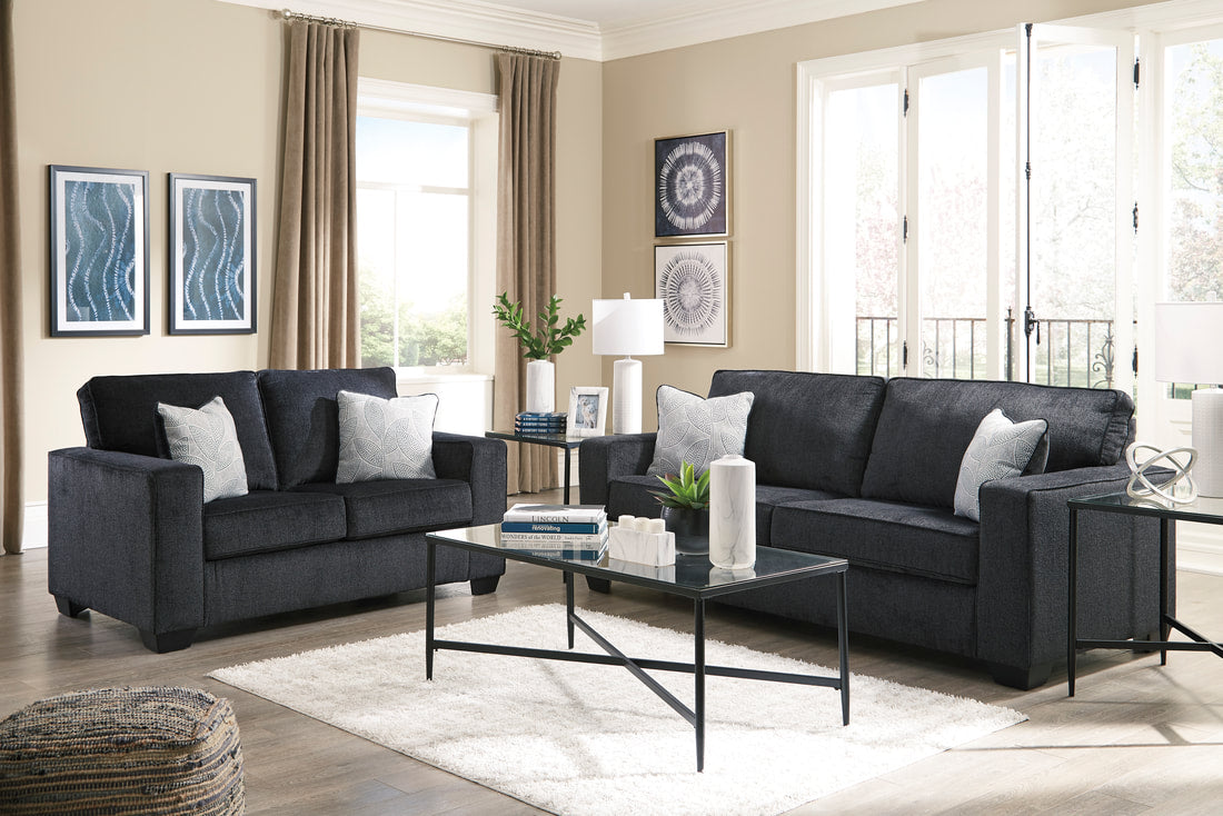 Ashley Altari Slate Sofa and Loveseat Set