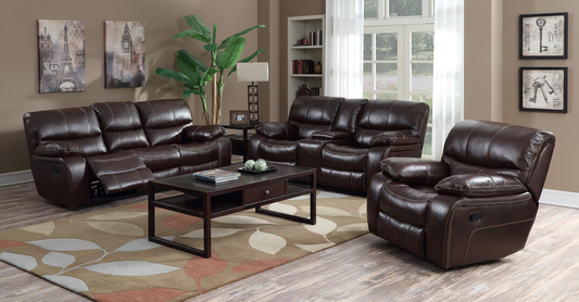 Florence Brown 3-PC Reclining Set