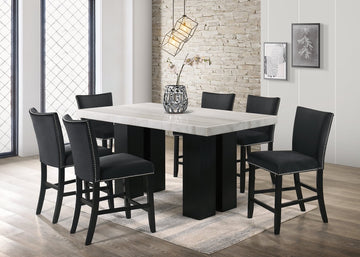 Finley Black Counter Height Table Set