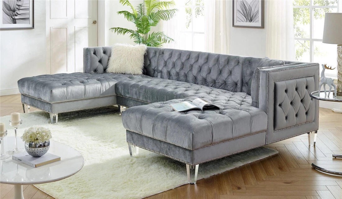 Prada Grey Sectional
