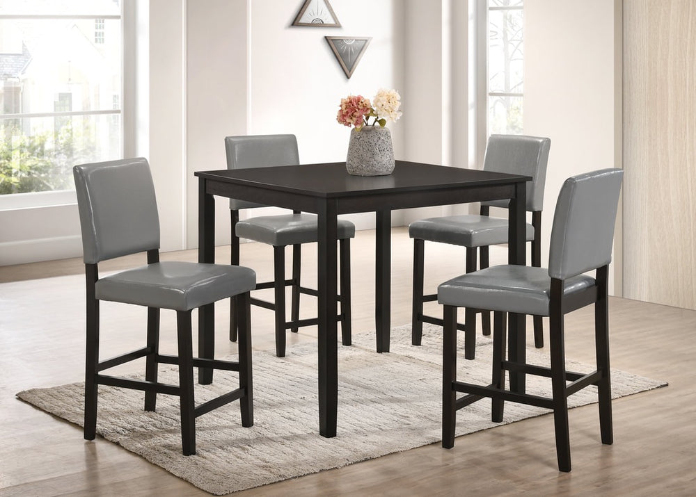 Winner Grey Pub Table  w/ 4 Chairs