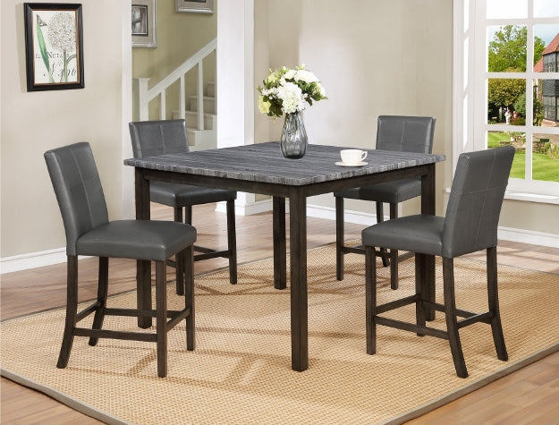 Pompei Counter Height Dining Table Grey