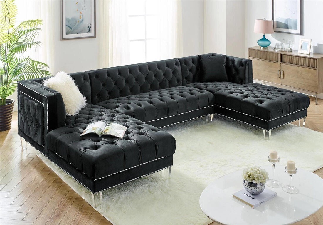 Prada Black Sectional
