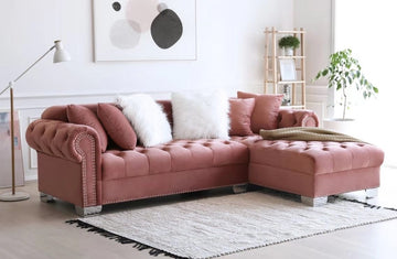 Royal Pink Sectional