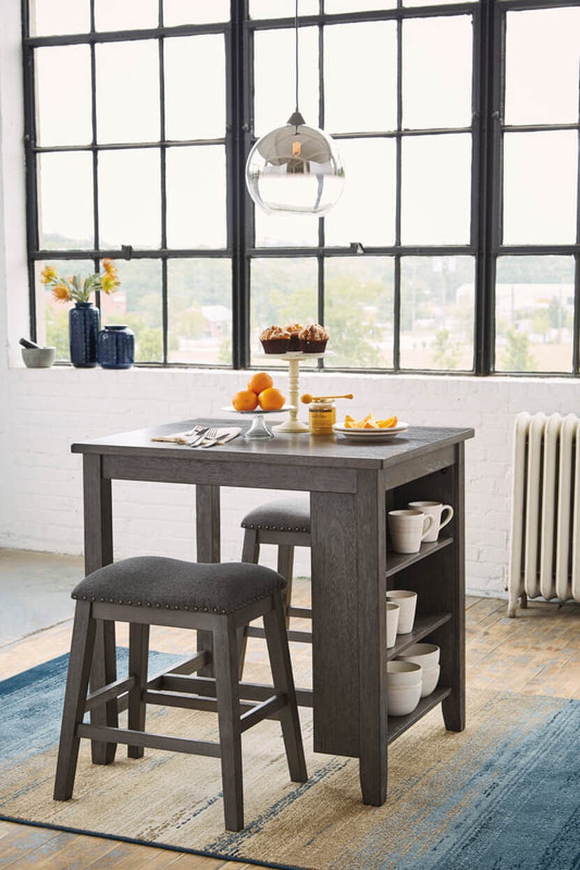 Carol Counter Height Table & Barstools